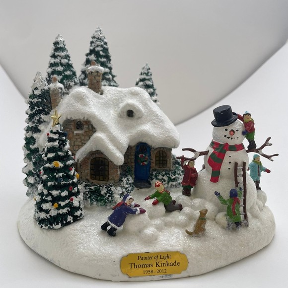 Holiday Thomas Kinkade Everetts Cottage Christmas Teleflora Painter